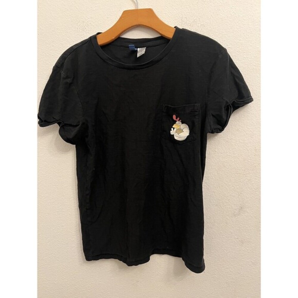 Black Graphic Short Sleeve Tee